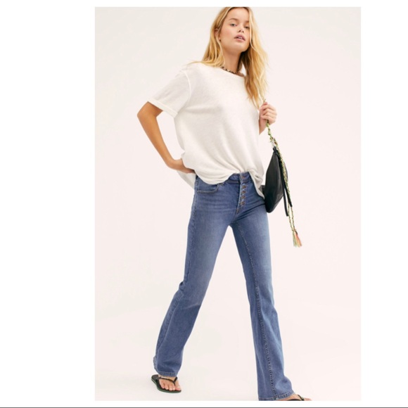 Free People | Palo Alto Bootcut Jeans - Picture 2 of 8